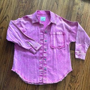 Pink Jean Jacket